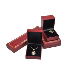 Cina Scatole di gioielli personalizzati con scatola dei gioielli di confezionamento del logo con inserto per la sciarpa di seta della collana Biglietto di auguri di nozze produttore
