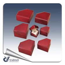 porcelana Logotipo personalizado Impreso Joyero joyería de madera caja de regalo elegante caja de madera de joyería laca caja de madera fabricante