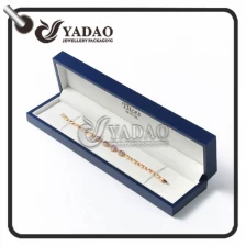 China Custom made leatherette paper bracelet box with customized color and  your logo printed. manufacturer