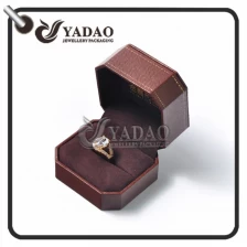China Customized octagon edge shape jewelry box set as luxurious as Cartier ring package manufacturer