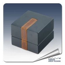 porcelana Caja de presentación de joyería de diseño de madera caja de anillo con libre muestra de logotipo China proveedor Yadao fabricante