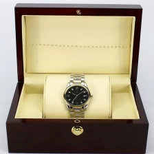 China preço de fábrica caixa de presente embalagem de madeira caixa de relógio de madeira personalizado de Luxo Individual Bangle Caixas com Pillow fabricante