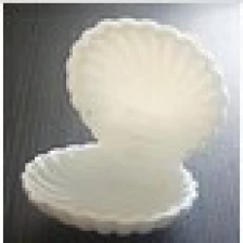 China Caixa de jóias branco design de moda em forma de concha fabricante
