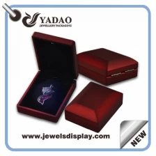 China Fashion jewelry box for pendant box with LED Light box most popular from world manufacturer