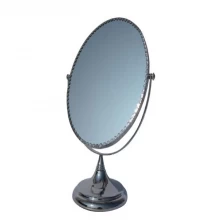 China Fashion oval shape aluminum mirror jewelry cabinet mirror for makeup mirror frame made in China manufacturer