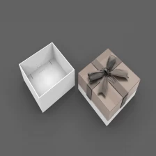China Fashion paper jewelry boxes for earring/pendant with drawstring made in China manufacturer