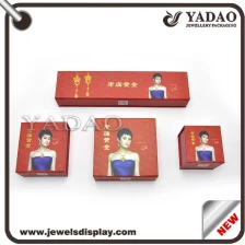 China Caixas de jóias embalagens de papel moda para as mulheres fabricante