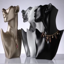 porcelana Pantalla de exhibición del collar del busto de la joyería de resina stand de buena calidad hechos en China fabricante