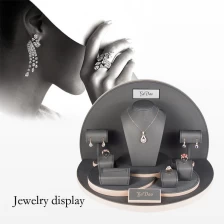 Čína Ručně vyráběné šperky vitríny pro obchody koženkové šperky rekvizity s vlastní velikost a barvu s logem tištěné. výrobce