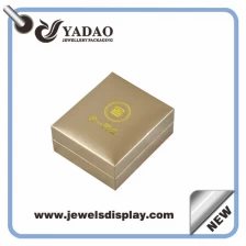 China Handsome decent jewelry packing gift boxes watch box bangle box made by plastic with pu paper/pu leather manufacturer