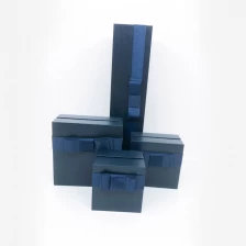 中国 ハイエンドの高級Leatheretter紙の宝石箱カスタムロゴジュエリーボックス包装 メーカー