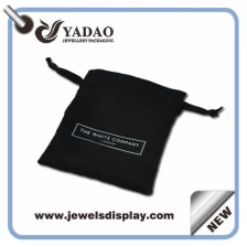Chine Réutilisables sacs de poche de bijoux de haute qualité, gros sac pochette d'emballage avec sérigraphie logo fabricant