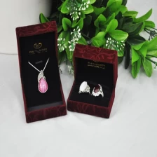 Chine Coffrets cadeaux coffrets à bijoux en bois de bijoux de haute qualité pour forfait anneau libre logo d'impression et peut sur mesure en Chine fabricant