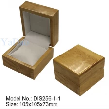 China Hot sale elegant lacquered wooden soft pillow inside watch box packaging manufacturer