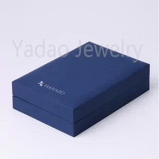 China Jewelry packaging gift boxes leather jewelry boxes, gift box sets, boxes for necklace earring in the same box manufacturer