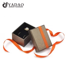 China Jewelry packaging ring box luxury jewelry box customize with logo manufacturer