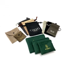 China Make Your Jewlry Perfect -Customize OEM velvet leather pouch package bag hot sale with free logo printing and sample cost refund manufacturer
