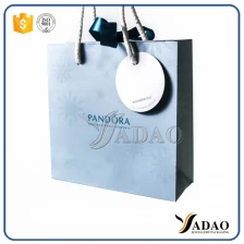 China Faça seu Jewlry personalizar perfeito - venda quente baixo preço joias presente saco saco de compra pacote saco saco de papel com logotipo grátis fabricante