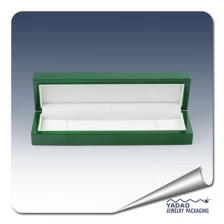 الصين تصميم جديد رشيقة الأخضر صندوق من الخشب التعبئة لسوار / قلادة / ساعة هدية مربع الراقية customd الصانع