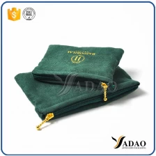 China New high-end  good quality handmade MOQ wholesale with any color  velvet pouch/gift pouch for jewels packaging manufacturer