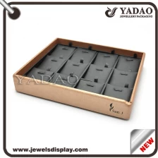 China Newest leather covered MDF jewellery display tray manufacturer