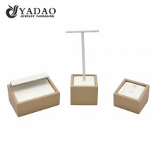 China Nice durable luxury lovely designable  erogenous three-in0one customizable ring/earring display stands manufacturer