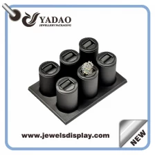 China PU leatherette jewelry ring display for jewelry fair or jewelry store China Supplier manufacturer