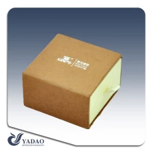 China Caixa de embalagem de papel com colar de inserção para loja de jóias e caixa de presente jóias feitas na China fabricante