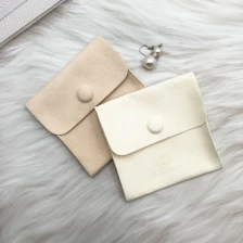 China Popular Microfiber Suede Cloth Jewelry Silver Pouch Bag With Custom Logo manufacturer