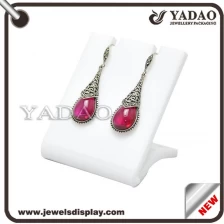 China Special shaped beautiful white high quality earring display stand supplier manufacturer