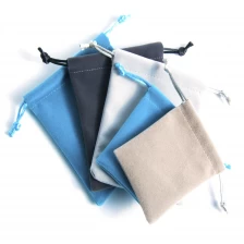 الصين Stock 200 Yadao Custom Blue Jewelry Hairpin Bag Velvet Fabrics Pouch الصانع