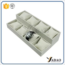 China Wholesale China high quality linen trays for jewellery and watch shop counter exhibitor watch display trays Elegant Design Watch Display Tray manufacturer