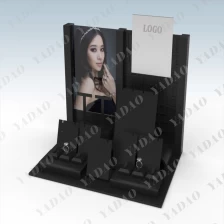 China Wholesale Displays Cabinet and Accessaries Exhibition for Jewery Store High Quality Acrylic Jewelry Display Sets manufacturer