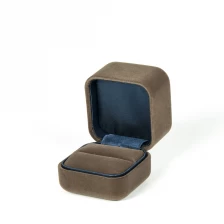 Chine Wholesale High Quality luxury Custom Logo Printed Metal Jewelry Ring Box fabricant
