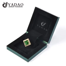 China Anel de luxo por atacado embalagem de papel logotipo personalizado embalagem anel caixa de jóias fabricante