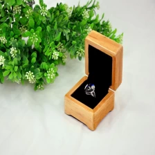 China Wholesale factory wood texture wooden ring box manufacturer