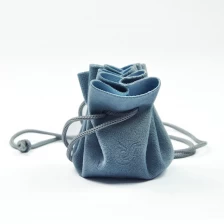China Wholesale velvet suede Jewelry pouch small package bag customized with drawstring manufacturer