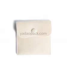China Yadao Custom Logo Stylish Envelope Velvet Packaging Jewelry Pouch Bag Pink Suede Microfiber Jewelry Pouches manufacturer
