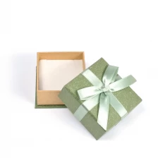 China Yadao Design and custom jewelry green paper ring packaging box with sponge pad insert from China manufacture manufacturer