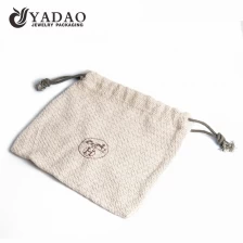 China Yadao Fine and elegant pure colors to order Jute linen jewelry gift case for jewelry and gift fabricante