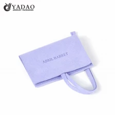 China Yadao Jewelry online small business packaging microfiber drawstring pouch bag hot sale in stock manufacturer