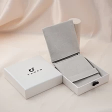 China Yadao customized drawer paper box with double pockets microfiber to be a set for jewelry packaging manufacturer