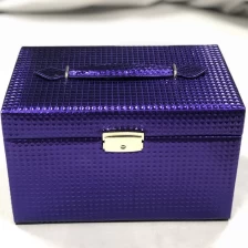 porcelana Caja de empaquetado del viaje del cuero de la pu del caso de la joyería de lujo de Yadao con multifuncional fabricante