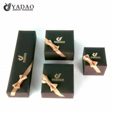 China Yadao manafacture jewelry packaging box ribbon bow knot decoration box manufacturer