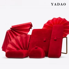 China Yadao new arrivals red color packaging box double door design jewelry packaging box factory wholesales box with free logo design manufacturer