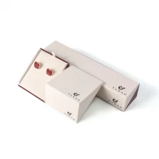 الصين Yadao paper box hypotenuse box irregular box double color jewelry box earrings packaging box with magnet closure الصانع