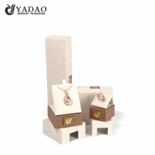China Yadao paper box linen texture box jewelry packaging box folding insert box separated lid box manufacturer