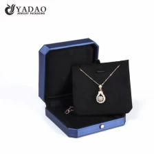 China Yadao plastic box jewelry packaging box for ring round corner plastic with button manufacturer