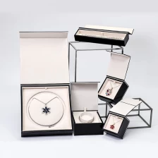 Čína Plastová magnetická krabice Yadao Černá a béžová barevná kombinace s Bow Know šperky Packaging Box Přizpůsobená hotová krabice výrobce