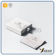 China cardboard jewelry gift drawer packages box with velvet pouch inside and free logo custom manufacturer